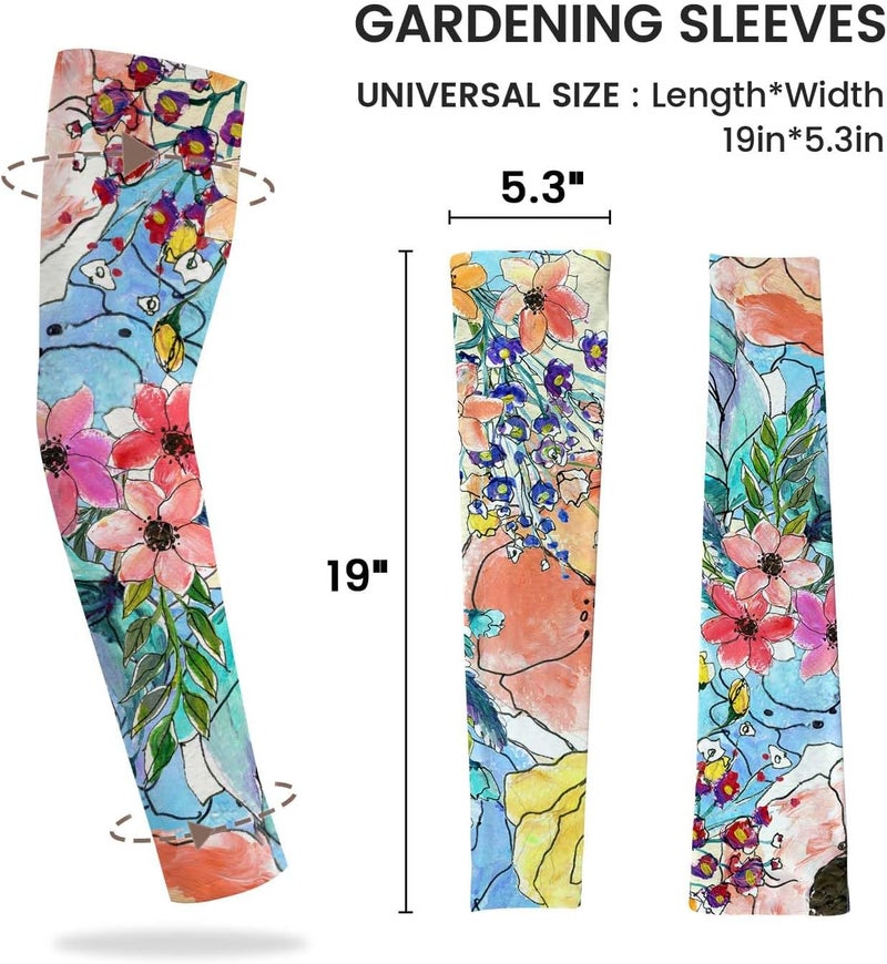 YPHCDO Store Gardening Sleeves Farm Sun Protection Arm Cooling Sleeves Thorn Proof Garden for Women Men with Thumb Hole - Image 5